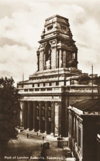 View of the Port of London Authority building, Tower Hill, London, c1930. Artist: Unknown