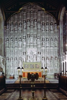 Reredos, All Souls College Chapel, Oxford, Oxfordshire, 1974. Artist: Tony Evans