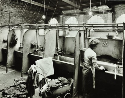 Boundary Street Area Laundry, Bethnal Green, London, 1964. Artist: Unknown.