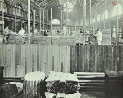 Building class, School of Building, Brixton, London, 1911. Artist: Unknown.