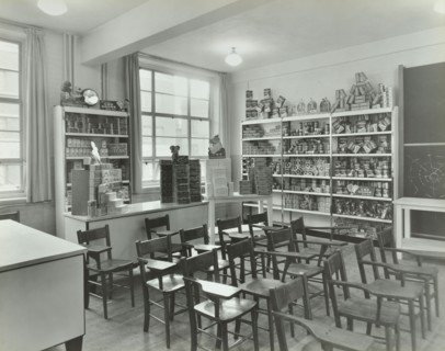 Shop-dressing, Technical Institute for the Distributive Trades, London, 1939. Artist: Unknown.