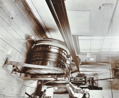Spitalfields silk weaving industry, Alma Road, Bethnal Green, London, 1909. Artist: Unknown.