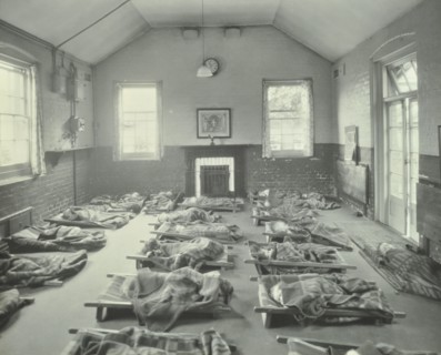 Young children asleep at Mitcham Residential School, London, 1931. Artist: Unknown.