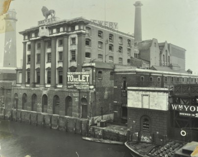 The Lion Brewery, Belvedere Road, Lambeth, London, 1928. Artist: Unknown.