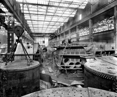 Cammell Laird shipyard, Birkenhead, Merseyside, 1914