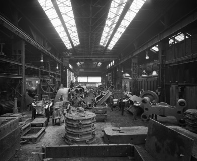 Cammell Laird's Cyclops Ordnance Steel Tyre and Spring Works, Sheffield, Yorkshire, 1913