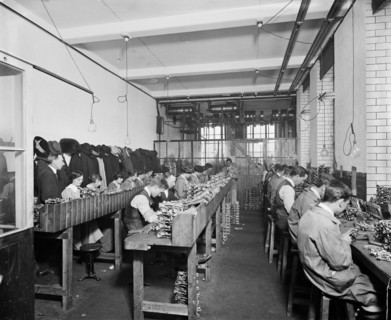 The Birmingham Small Arms factory, Small Heath, Birmingham, February 1917