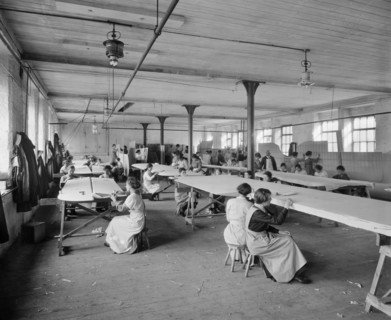Aircraft manufacturing, Waring and Gillow factory, Lancaster, Lancashire, January 1917