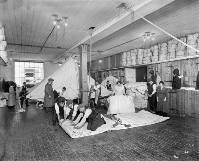Maple and Co munitions works, London, June 1918