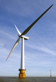 Offshore wind turbines, Kent, 2010
