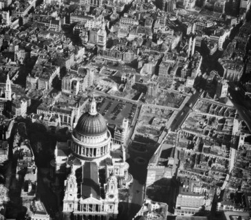 St Paul's Cathedral, London, October 1947