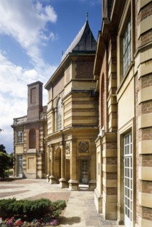 The Courtauld House garden entrance, Eltham Palace, Greenwich, London