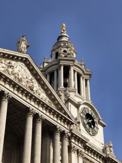 West elevation of St Paul's Cathedral, City of London, 2012