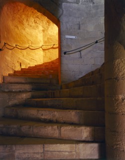 North staircase of the keep of Dover Castle, Kent