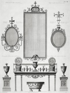 Furniture designs for Kenwood House, Hampstead, London, late 18th century