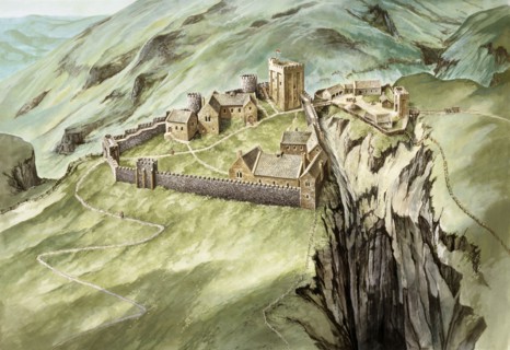 Peveril Castle, 14th century, (c1990-2010) Artist