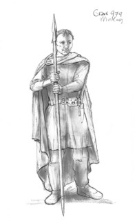 Anglo-Saxon man, c5th-10th century, (c1990-2010) Artist