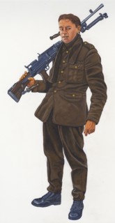Second World War Gunner, c1940s, (c1990-2010)