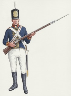 Napoleonic ordinary gunner from a Royal Artillery Invalid regiment c.1803-15, (c2000-2015)