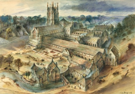 Fountains Abbey, c12th century, (c1950-1970)
