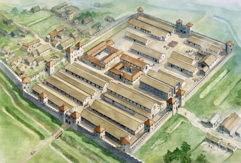 Birdoswald Roman Fort, c3rd century, (c1990-2010)