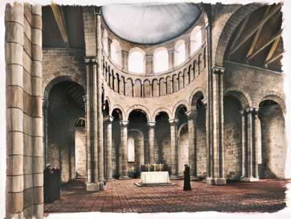 Battle Abbey, 12th century, (c1990-2010)