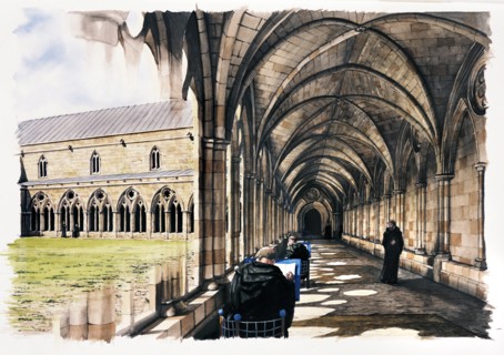 Battle Abbey, 13th century, (c1990-2010) Artist