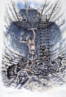 Ceremony at Grime's Graves, Neolithic, (c1990-2010) Artist
