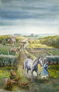 Rural landscape, c17th century, (c1990-2010)