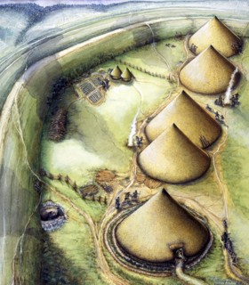 Maiden Castle c5th century BC, (c1990-2010)