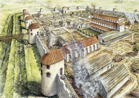 Portchester Castle, AD345, (c1990-2010)