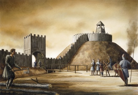 Pickering Castle, c11th century, (c1990-2010)