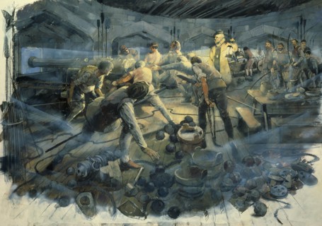 Pendennis Castle Gun Deck, late 1540s, (c1990-2010)