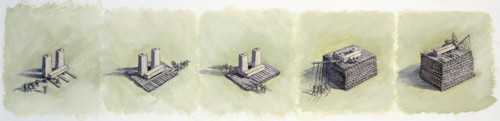 Raising a lintel, Stonehenge, Prehistoric, (c1990-2010)