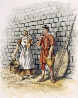 Roman man and woman, c2nd century, (c1990-2010)