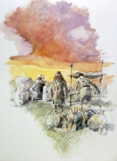 Stoney Littleton Long Barrow, c3500BC, (c1990-2010)