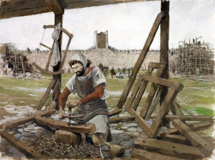 Carpenter, Scarborough Castle, 12th century, (c1990-2010)