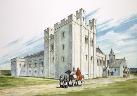 The Central Buildings', Sherborne Old Castle, Dorset