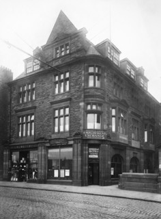 Employment Exchange and RD Hewitt & Co ironmongers, Victoria Viaduct, Carlisle, Cumbria, 1907