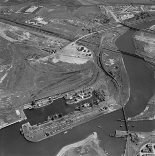 Prince of Wales Dock, Workington, Cumbria, 1953