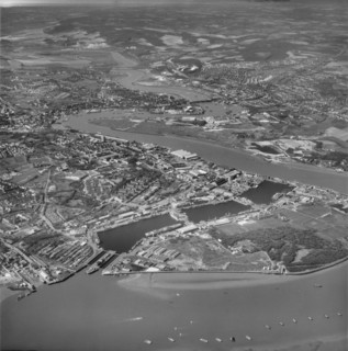 Chatham Dockyard, Kent, 1972