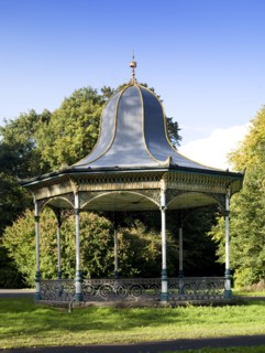.Bandstand in Leazes Park or Exhibition Park, Newcastle upon Tyne, 2008