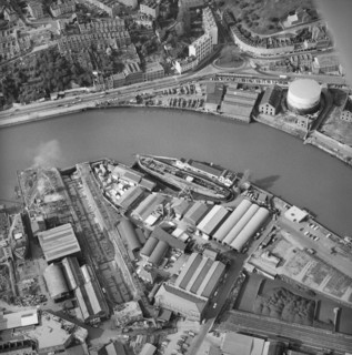 The SS 'Great Britain' in Great Western Dry Dock, Bristol, 1973