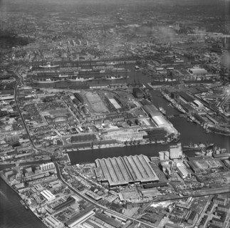 West India and Millwall Docks, Tower Hamlets, London, 1963