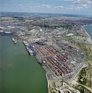 The Port of Felixstowe, Suffolk, 1997