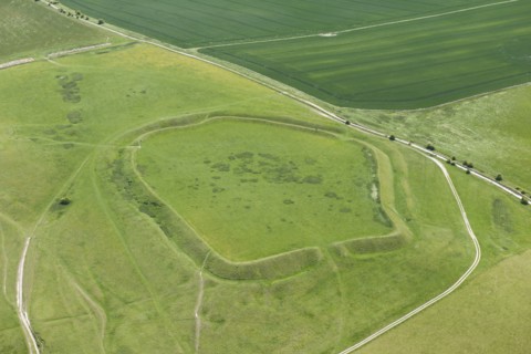 Uffington Castle, Iron Age hillfort, Oxfordshire, 2015