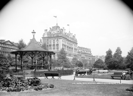 Victoria Embankment Gardens, Westminster, London, c1890s