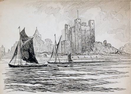 Rochester Castle, Kent, 1892-1933