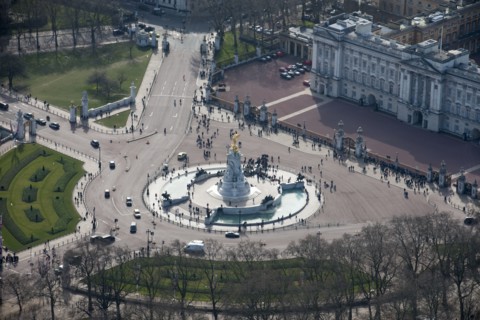 Queen Victoria Memorial outside Buckingham Palace, Westminster, London, 2015
