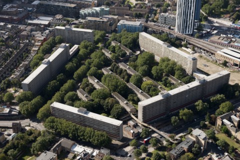 Heygate Estate, Heygate Street, Elephant and Castle, London, 2012